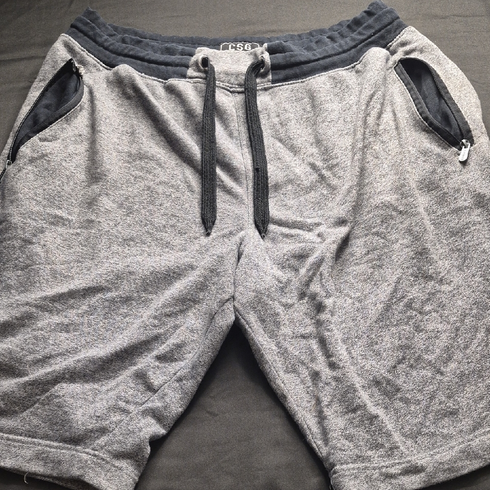 CSG Men's Athletic Shorts in Heather Gray